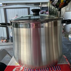 24 Quart Stock Pot Stainless Ballington