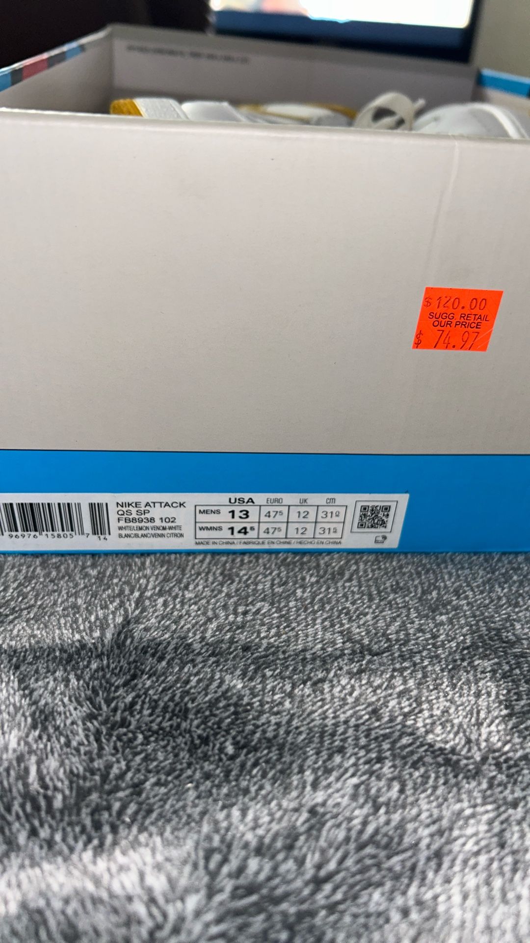 Nike Attack QS SP Men’s Size 13