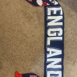 England National Football Team Fan Supporter Scarf Soccer Vintage