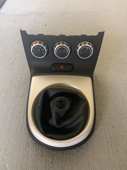 350z center console trim bezel shift boot