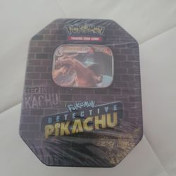 Pokemon Detective Pikachu Tin sealed new $140