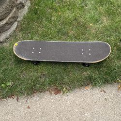 VINTAGE 1996 NASH WEB SURFER WOODEN SKATEBOARD 32 x 8