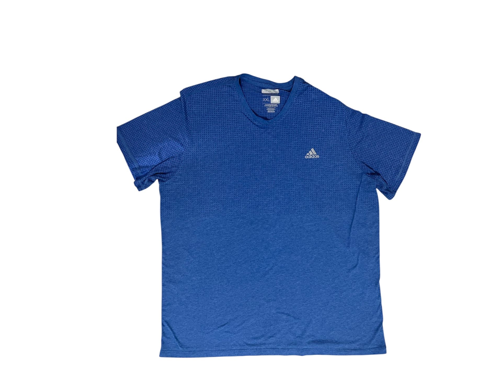 Men’s XXL adidas Aeroknit Blue Shirt