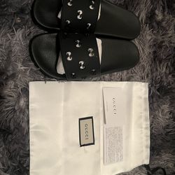 Gucci GG Slide Rubber Black