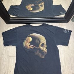 Vintage / Y2K Rare 2007 Tool Fall Tour Initiatic Skull Fetus Shirt  