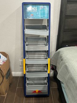 Red Bull 5 rack display shelf great condition