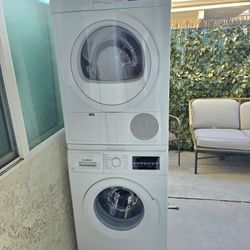 Bosch 300 Series Washer & Dryer Stacked