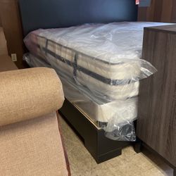 Brand new platform bed with mattress at $1000