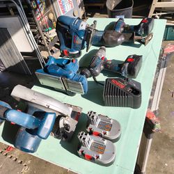 Bosh 18 Volt Cordless Power Tools  $100 For Everything 