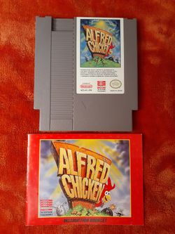 Nintendo NES Games- Alfred Chicken (with Manual)
