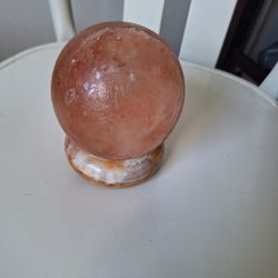 Quartz Ball With Marmol Base 