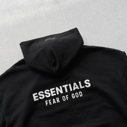 Fear of God Essentials “Black” Hoodie (Large)