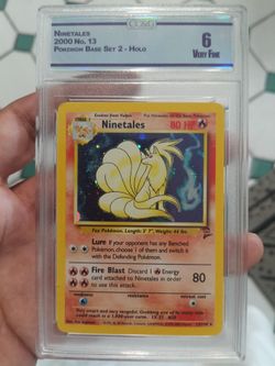 Ninetales graded 6 Base set