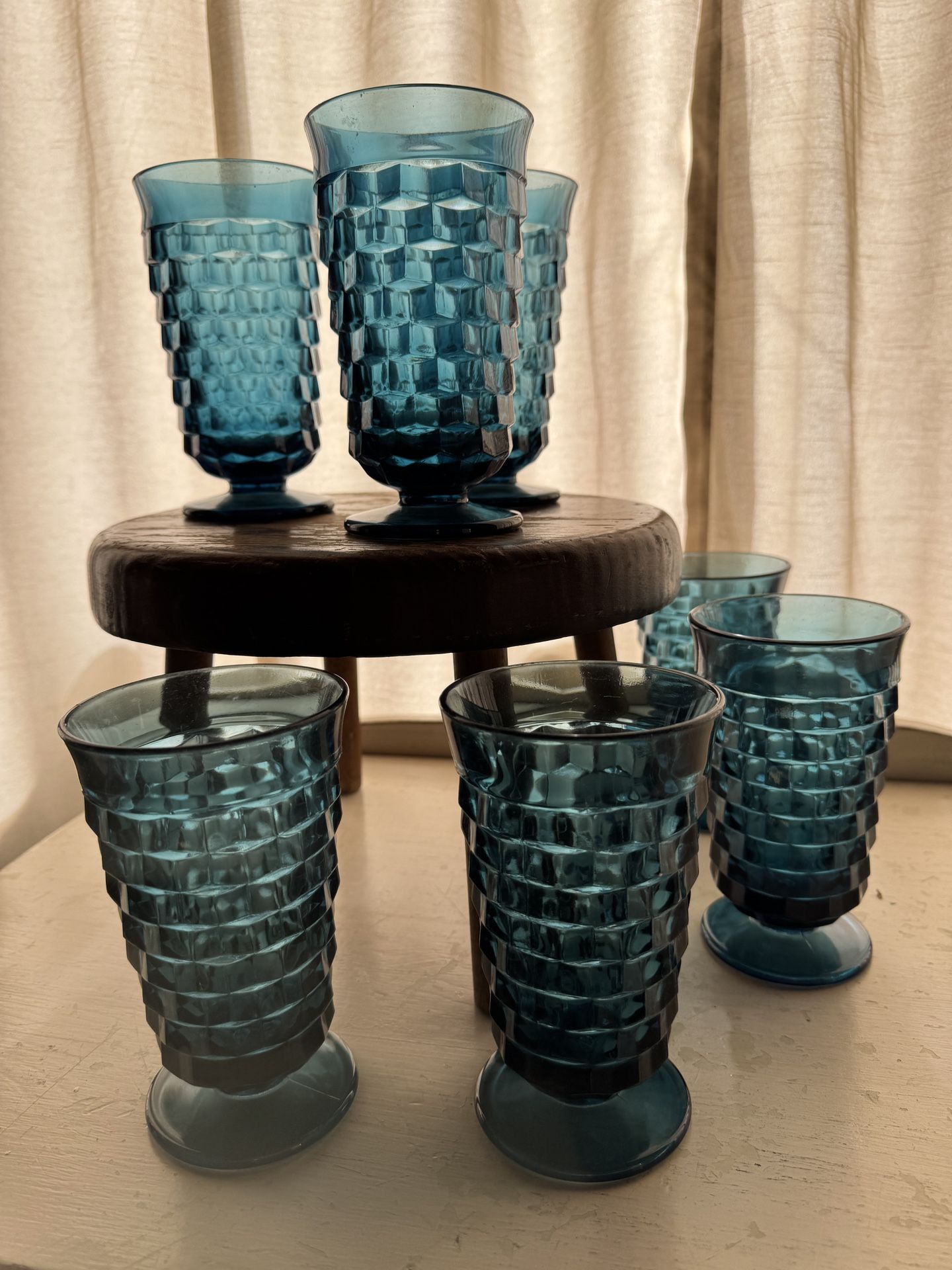Vintage Blue Glass