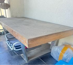 Heavy Duty Solid Wood Coffee Table with Steel Legs – 55” Long, 2.5” Thick Top
