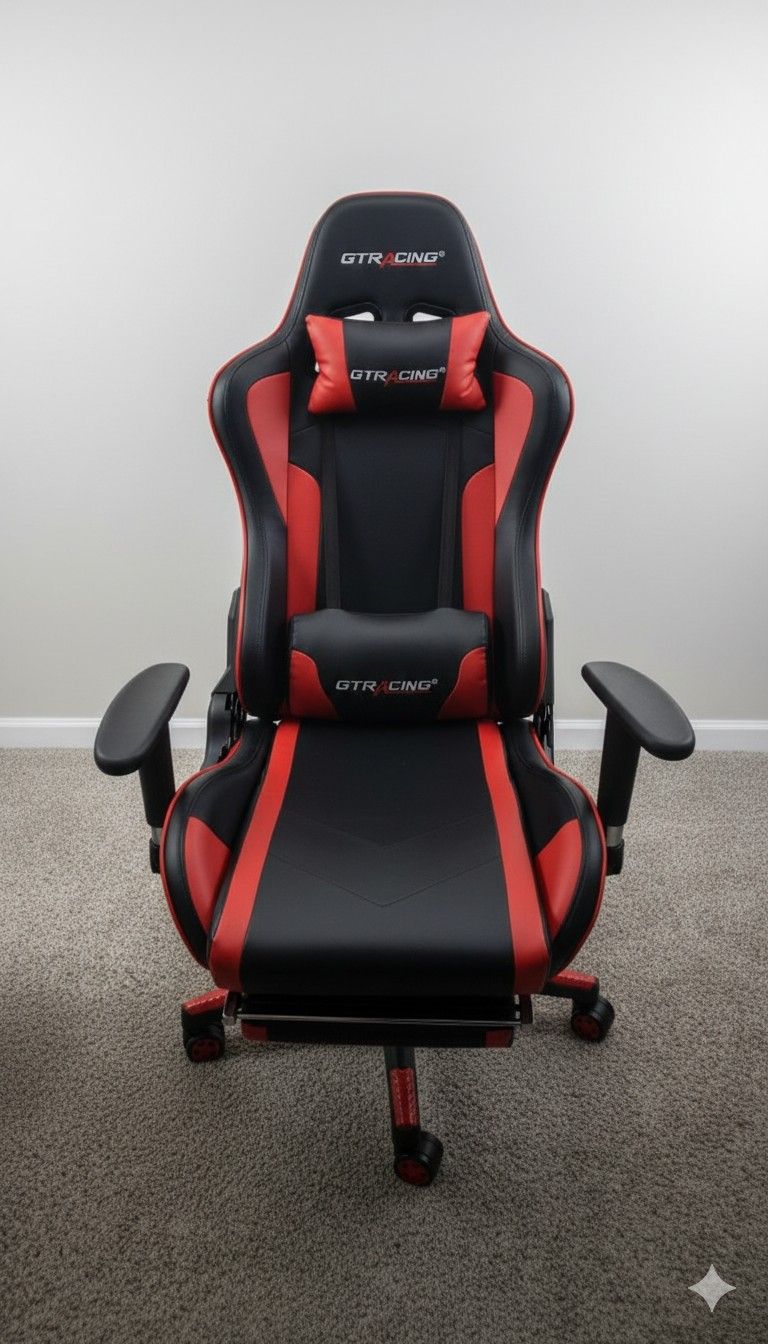 GTRACING Gaming

Chair - Excellent Condition, Racing Style with Footrest