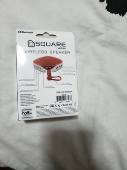 Square bluetooth speaker