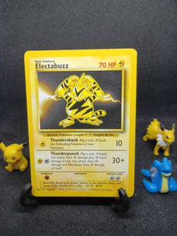 Pokemon 1999 electabuzz base set lp