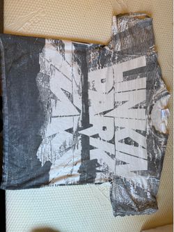 Vintage Linkin Park AOP Tour T-Shirt Mens Size Large All Over Print White