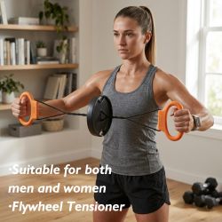 Portable Pulley Resistance Trainer, Multifunctional Home Gym Cable Pull Machine with Handle Grips,