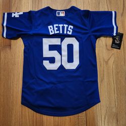 MLB Los Angeles Dodgers Los Angeles Dodgers baseball uniform No.50 BETTS jersey embroidery male
