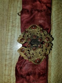 Vintage Sash With Metal Hook Style Buckle