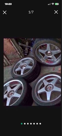 From NSX $1,200 Real Japanese 17 - 18“ JDM Sparco Wheels 5 X 114 Acura Fits Most Rear Wheel Drive