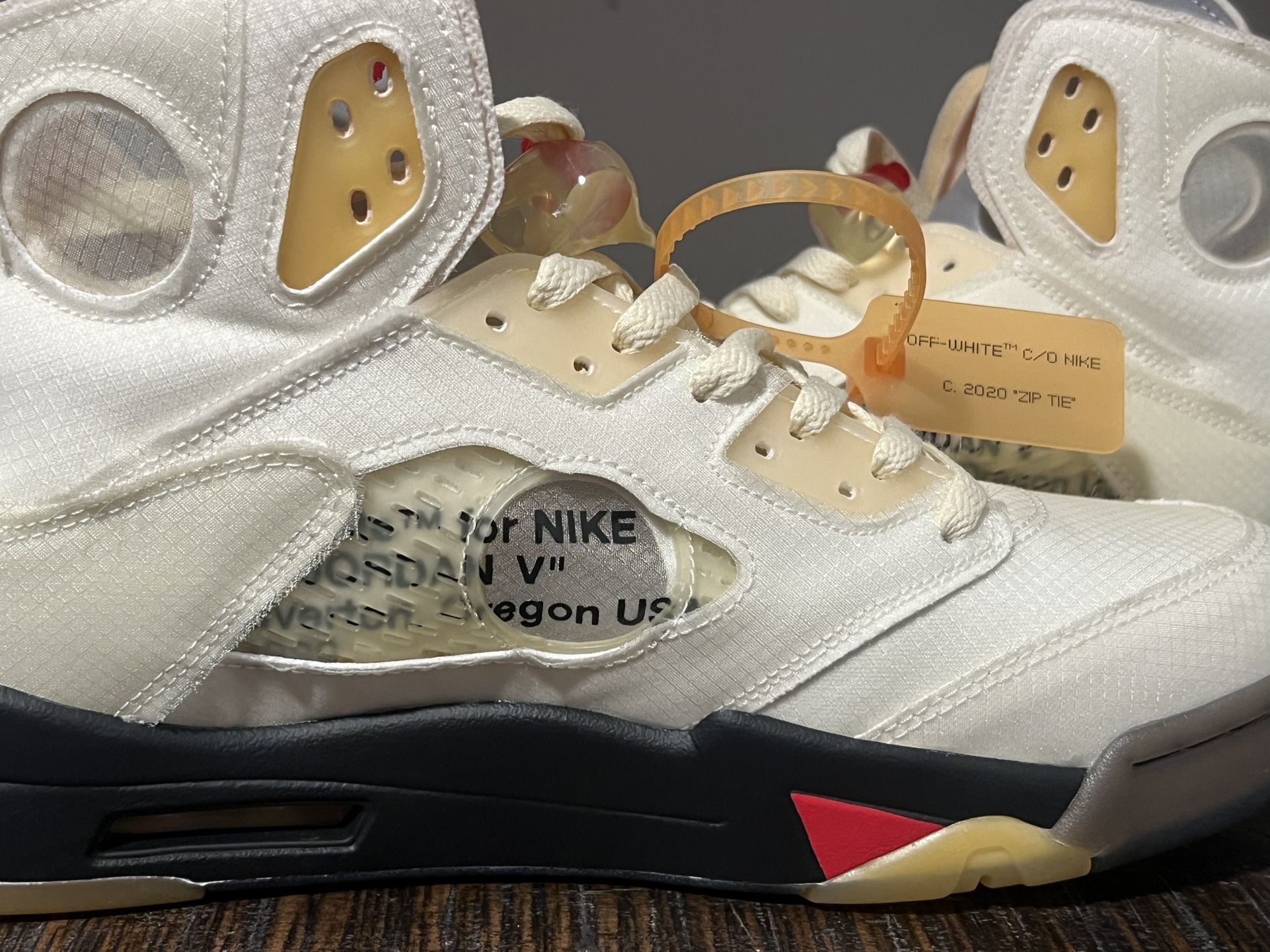 Air Jordan 5 Off White Sail NEW size 12