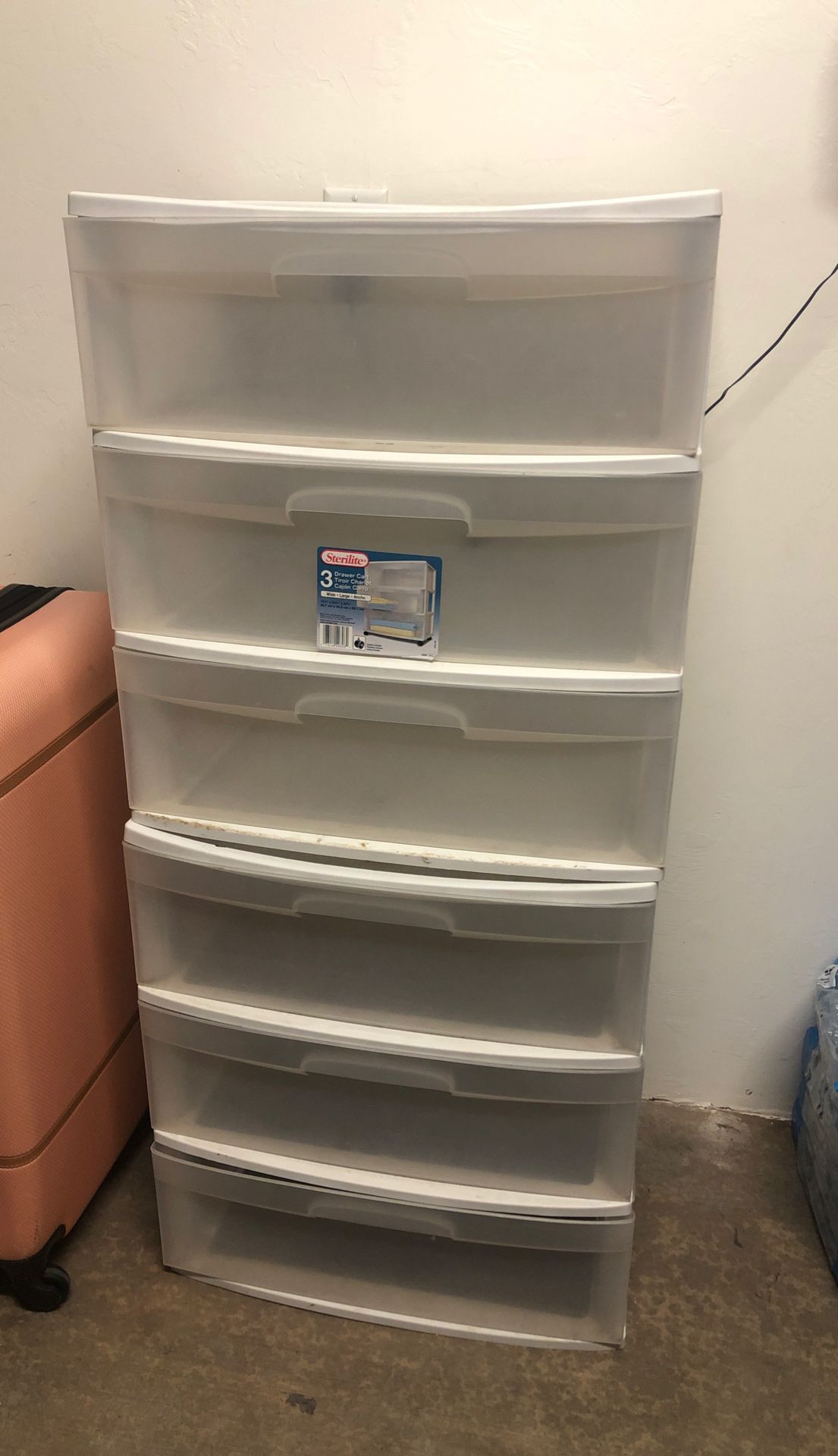 3 drawer storage bin