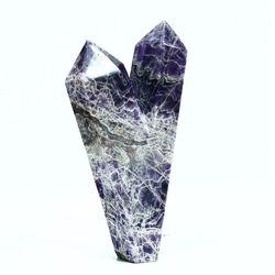 9.6lb Natural Dream Amethyst Crystal Obelisk Quartz Tower Double Point 