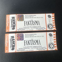 Boletos Para El Fantasma 
