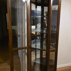 Corner Curio Cabinet 