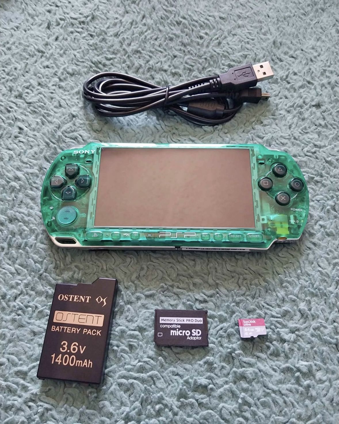 Sony PSP 3000 Clear Green