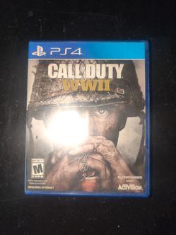 Call of duty world war II for PS4