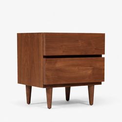 Single Mid-Century Modern Walnut Night Stands by American of Martinsville, c.1960's - Delivery Available