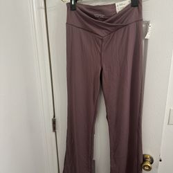 Aeropostale Air Soft High-Rise Crossover Bootcut Leggings Large