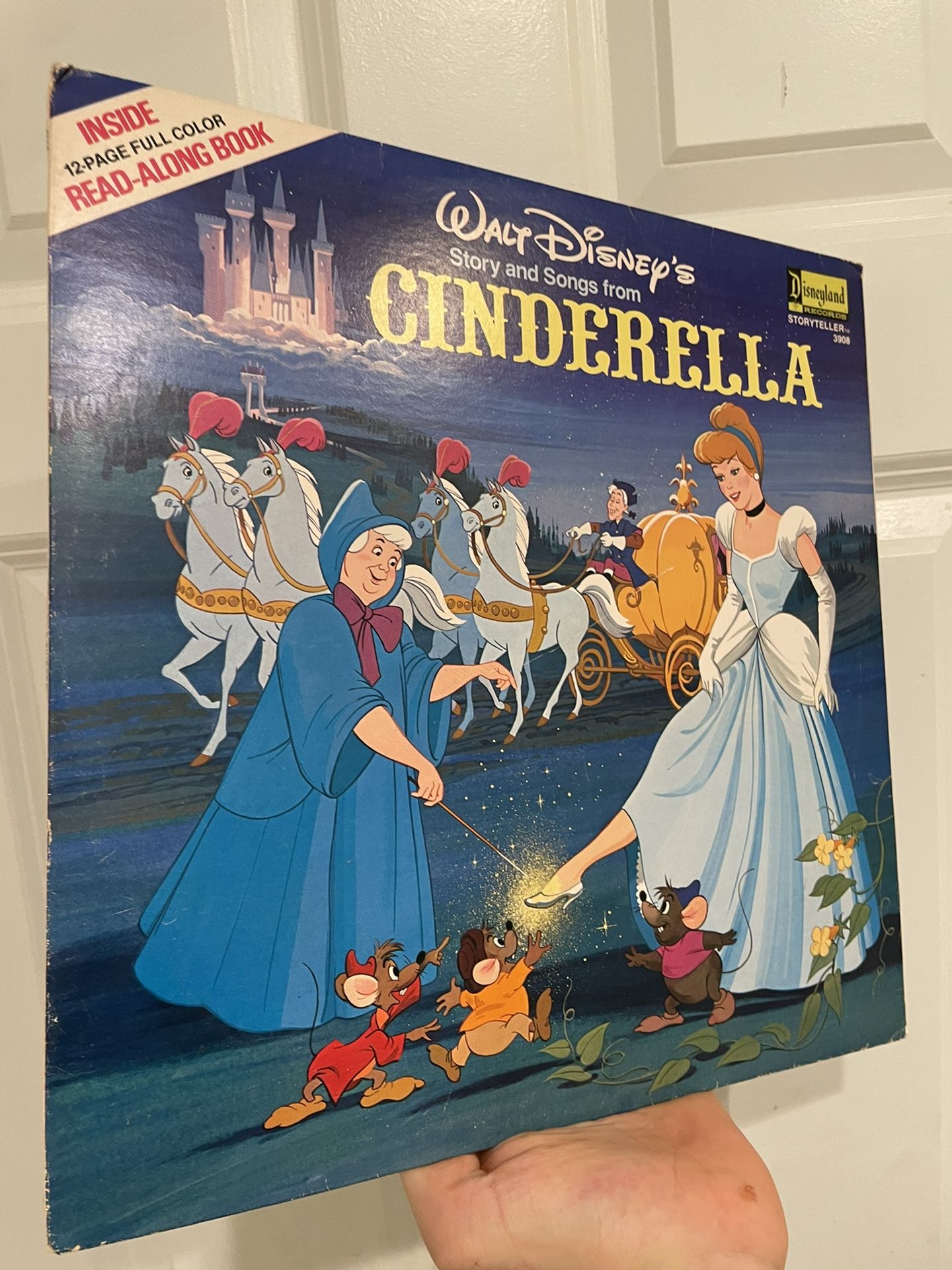 Walt Disney's Story And Songs From Cinderella 1980 LP #3908 Vintage. Condition is pre owned and shows some signs of wear from age and usage. The recor