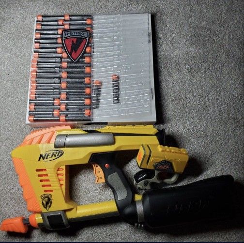 Nerf Magstrike As-10 With Darts Smaller Nerf Gun Air Pump Blaster Dart Nerf Dart Gun