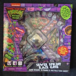 Teenage Mutant Ninja Turtles (Game Of Trouble) Sewer Sprint Race Game - New!