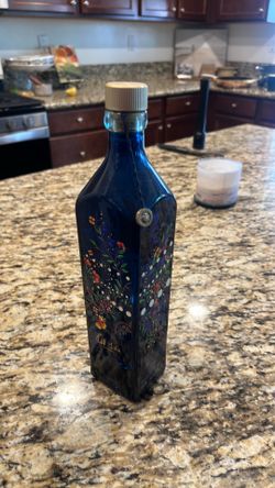 Johnny Walker blue label empty bottle