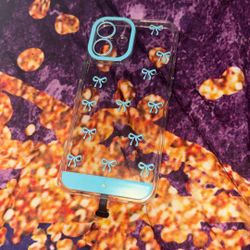 Led Blue Bow iPhone 16 Case 