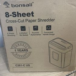 8 Sheet Shredder