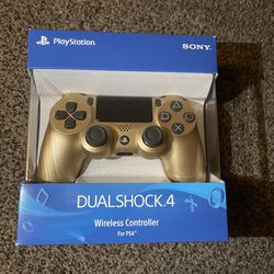 Gold ps4 controller brand new sealed