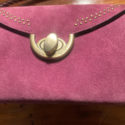 NWT Nanette Lenore Suede Crossbody 