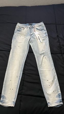 Purple jeans