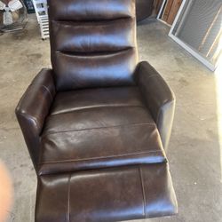 Leather recliner two months old like new