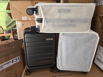 ​🧳 LUGGEX 20" Front-Opening Carry-On Luggage Deal!