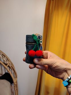 Cherry Coin purse/toiletry holder.