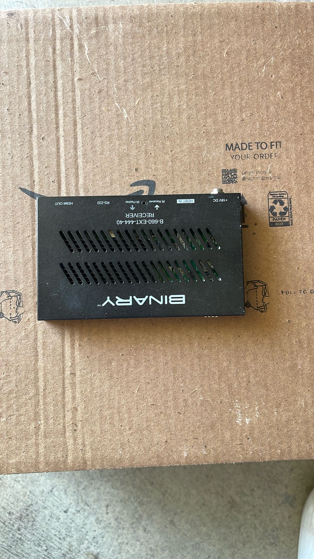 Binary B-500-EXT-230-RS Receiver No power supply