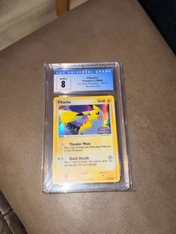 Pikachu holon phantoms rev holo cgc 8